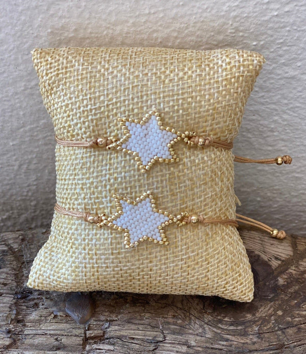 Pulsera Estrella Blanca