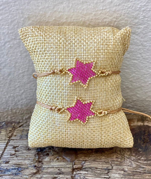 Pulsera Estrella Rosa