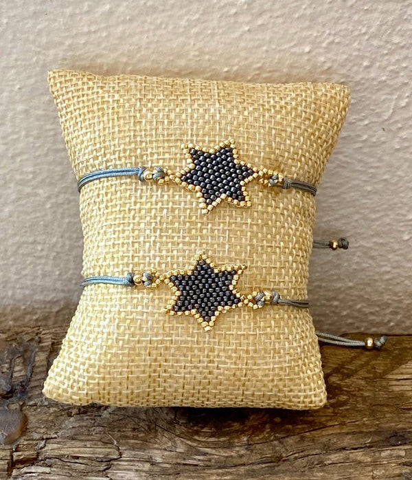 Pulsera Estrella Gris