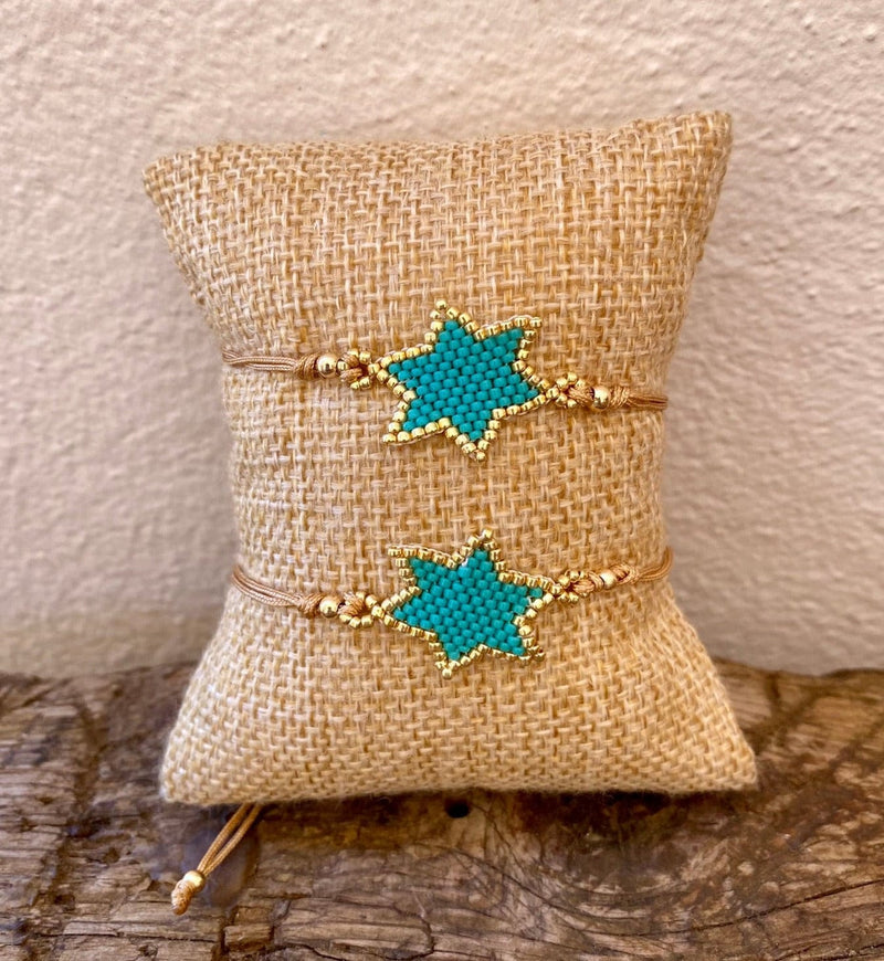 Pulsera Estrella Turquesa