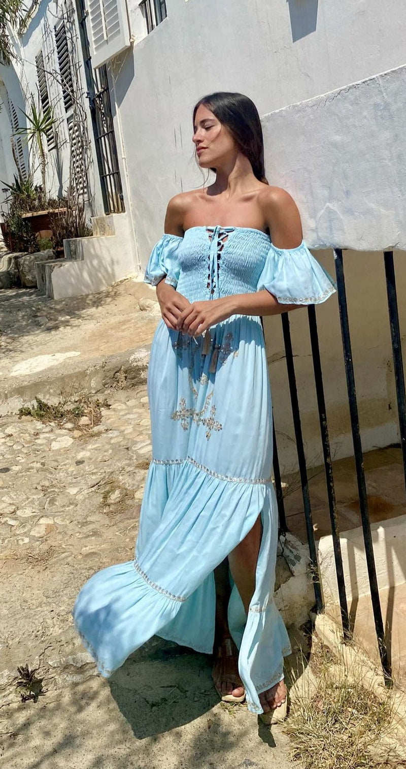 Vestido Julieta Aqua