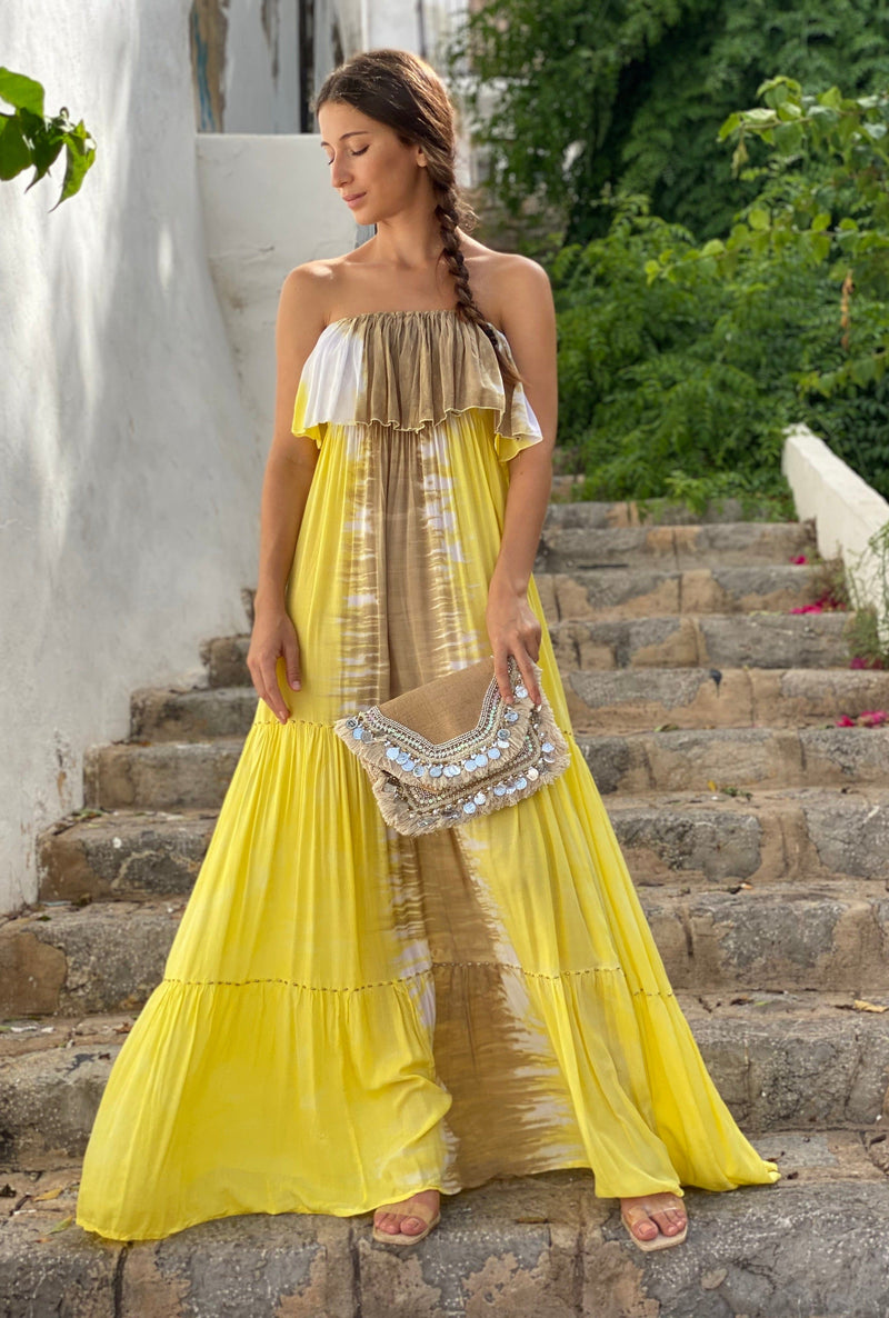 Vestido Largo Katrin Amarillo