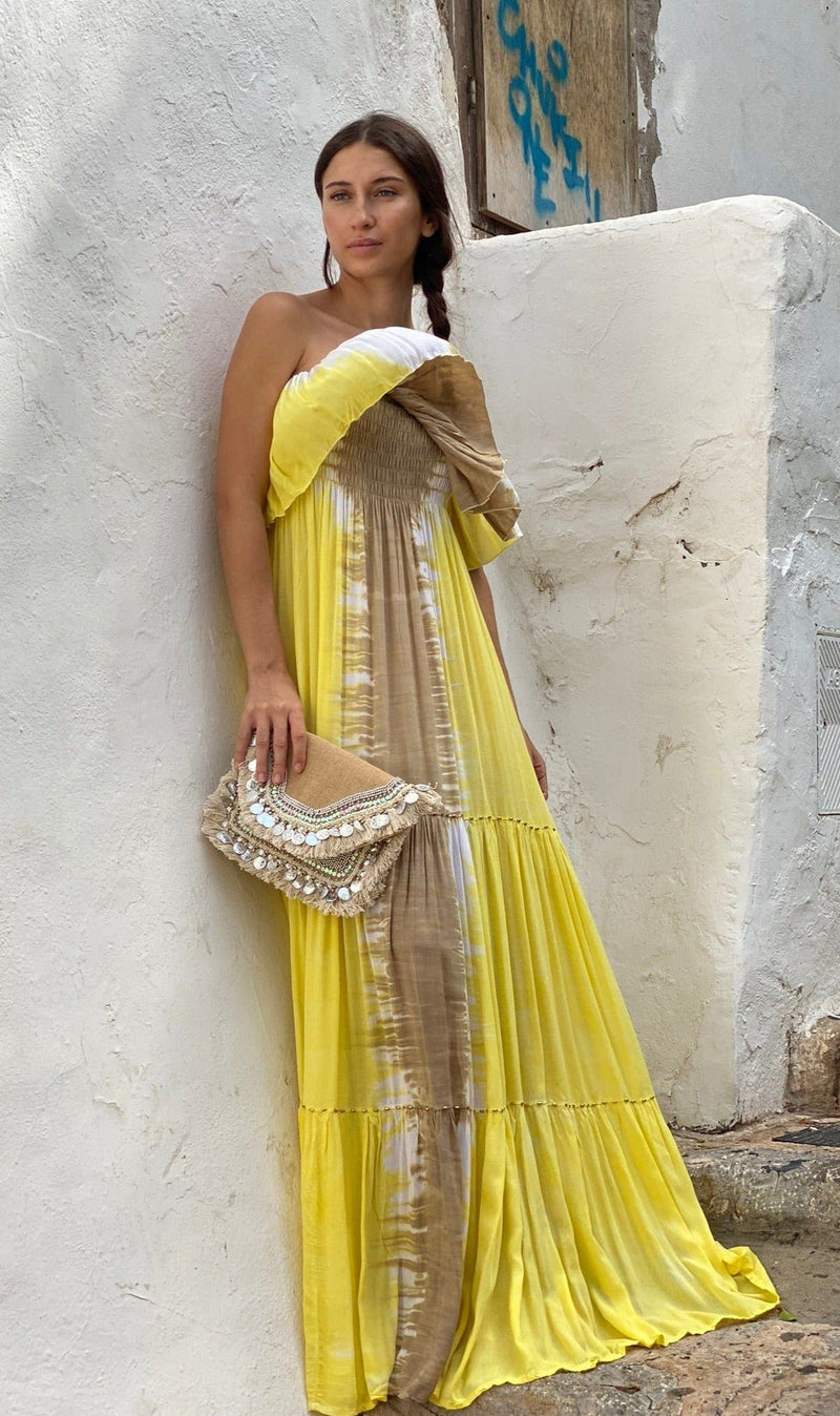 Vestido Largo Katrin Amarillo