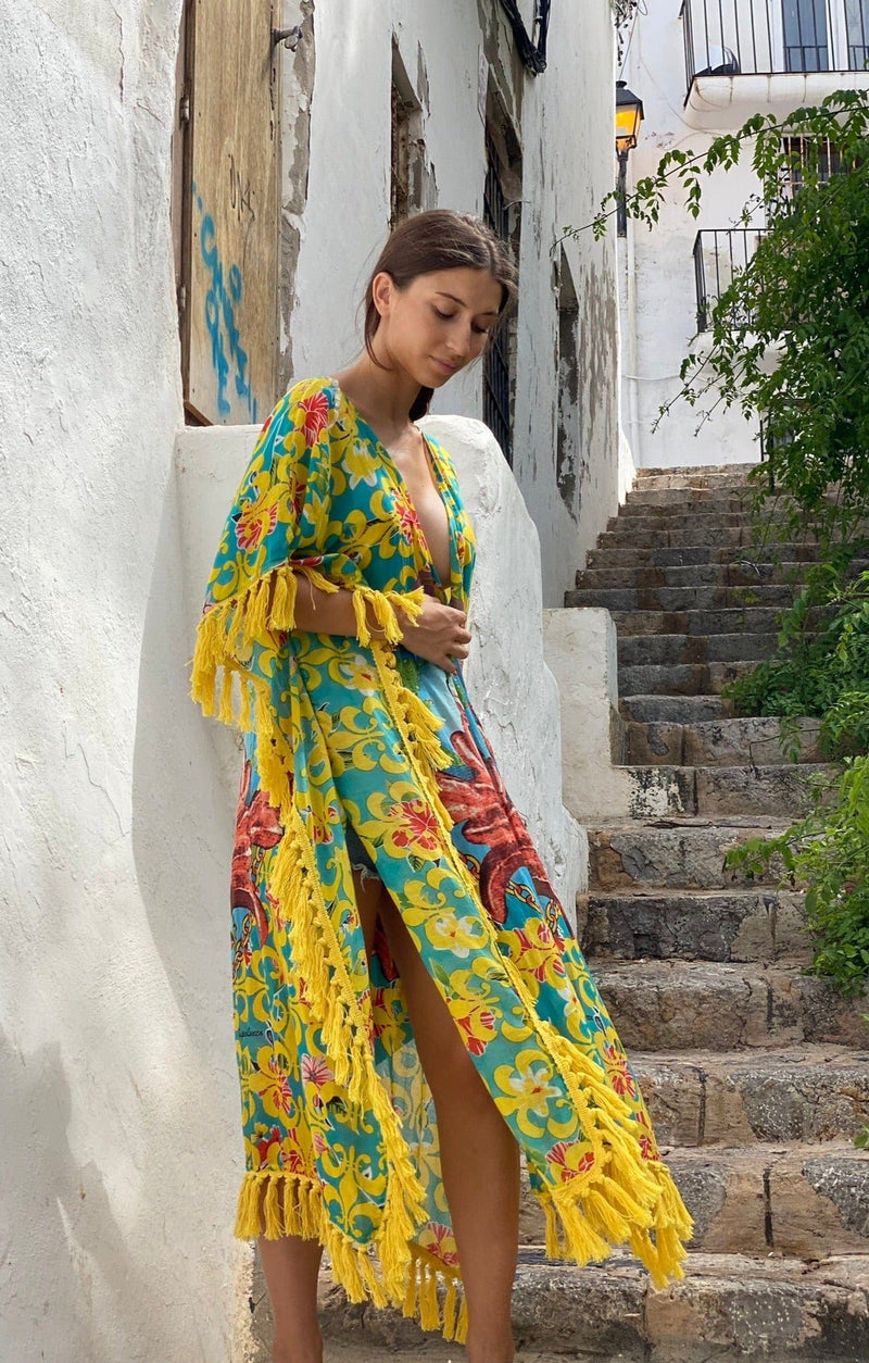 Kimono Frida Tonos Amarillos