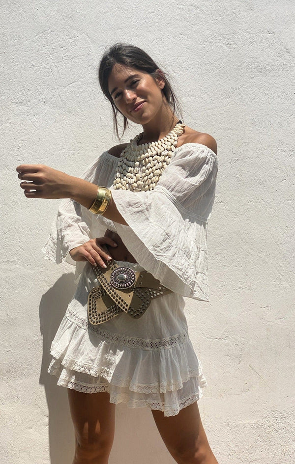 Minifalda Dos Volantes