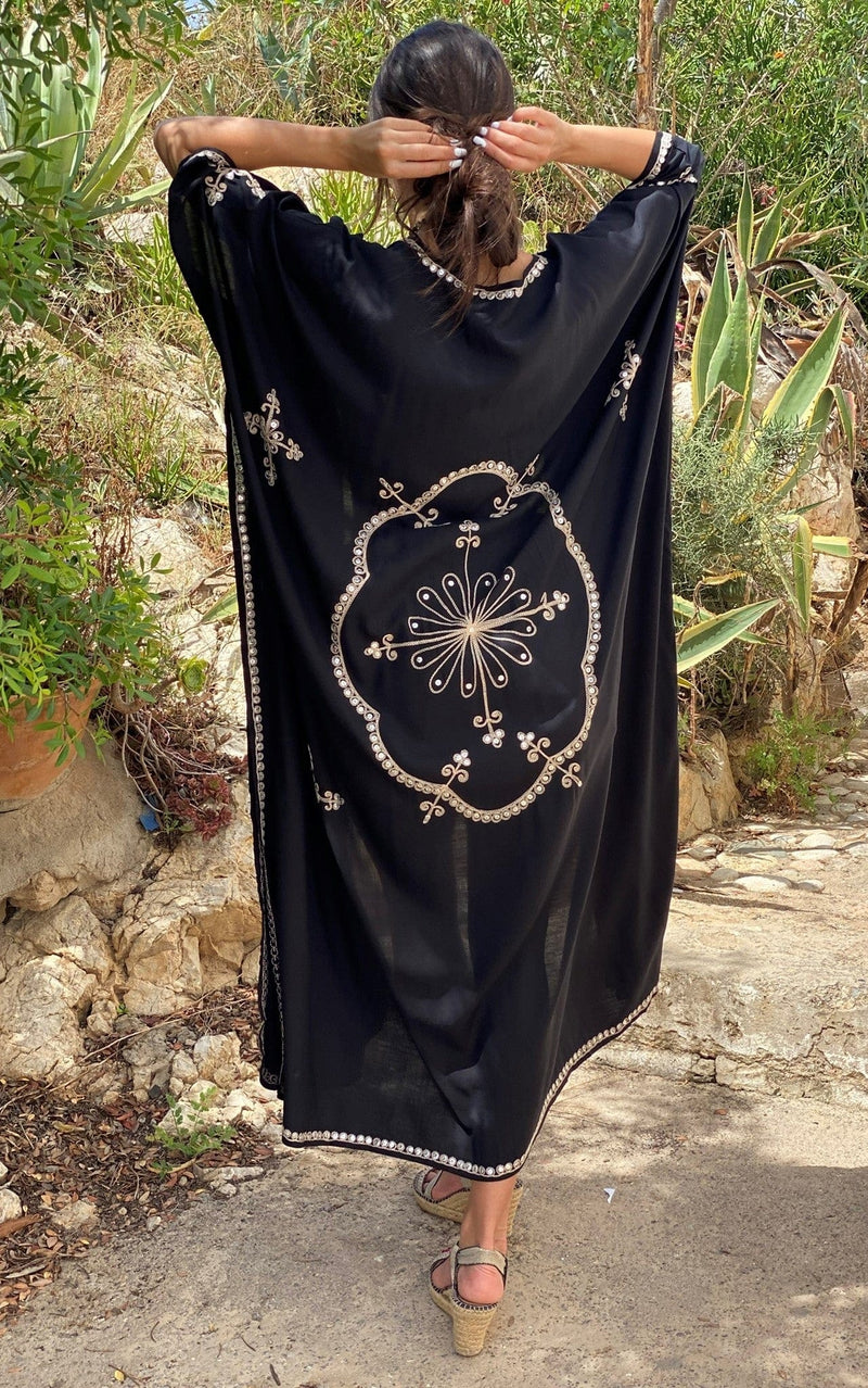 Kimono Lentejuelas Negro