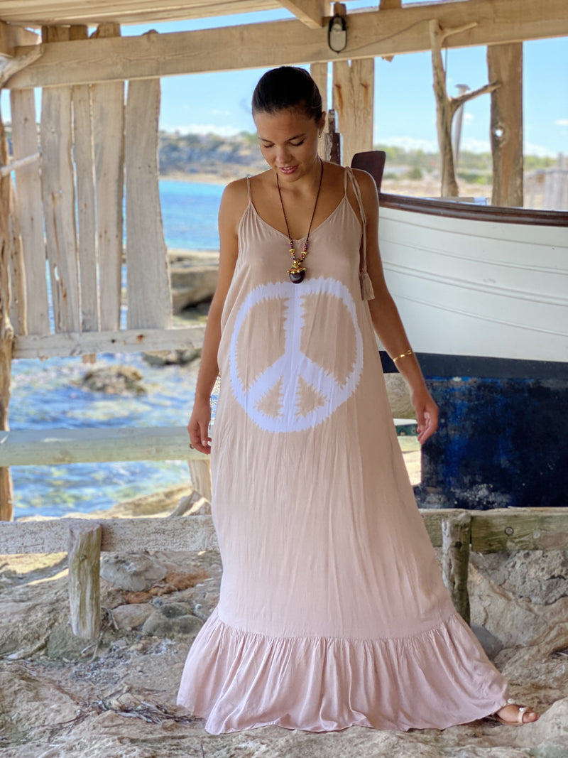 Vestido Largo Peace Symbol