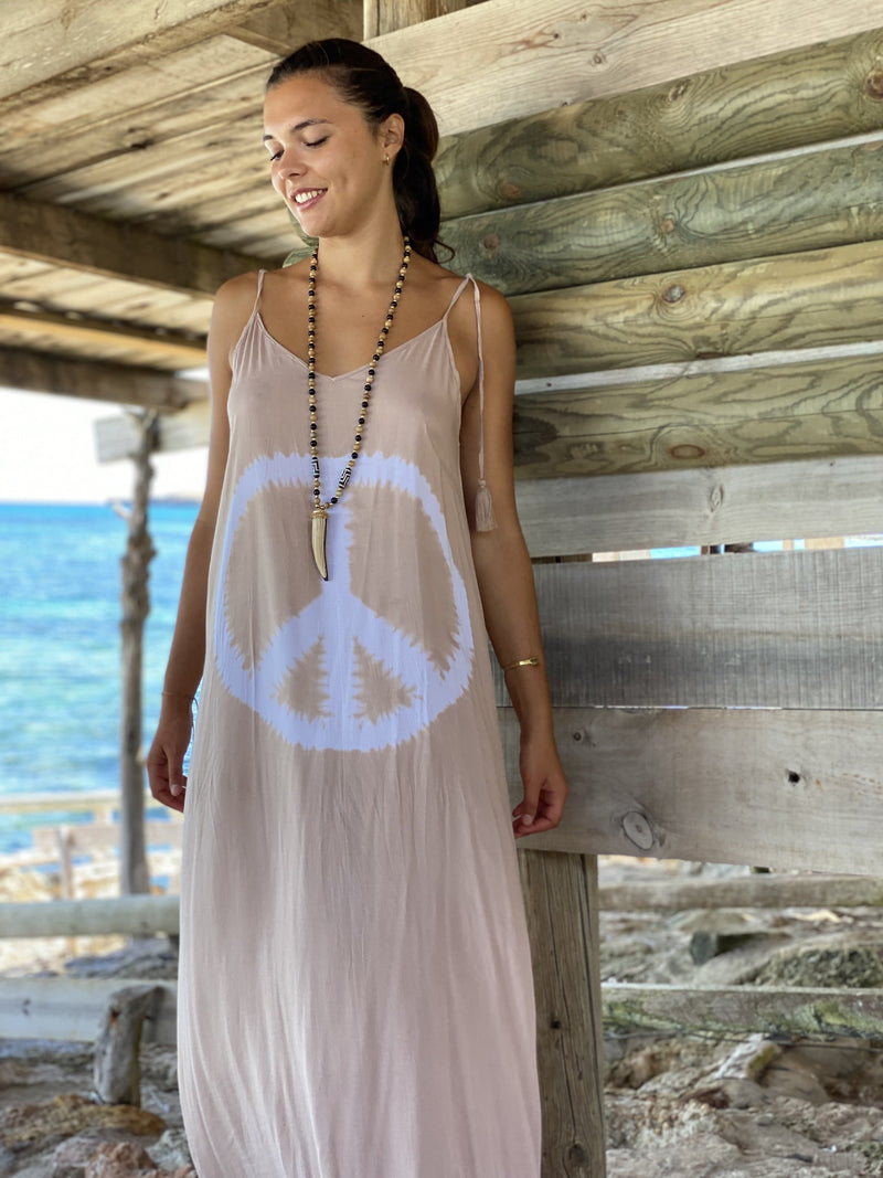 Vestido Largo Peace Symbol
