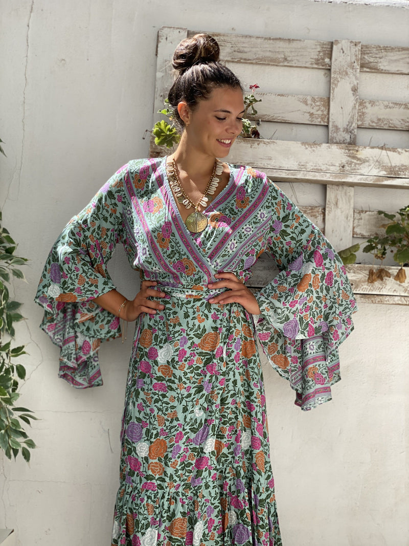 Kaftan Flores Mint