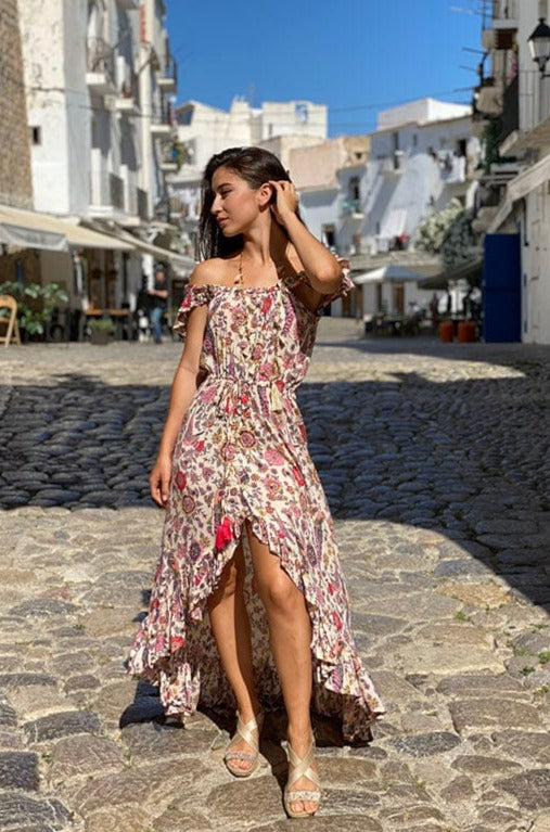 Vestido Desigual Pavo Real