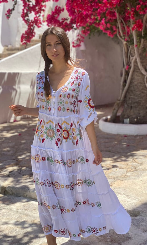 Vestido Isabela Blanco