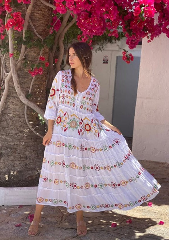 Vestido Isabela Blanco