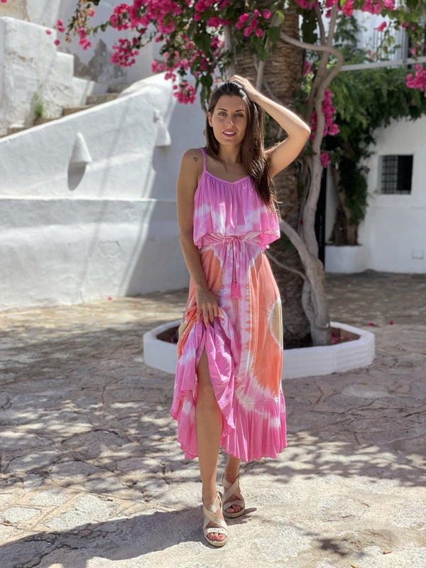 Vestido Midi Pink