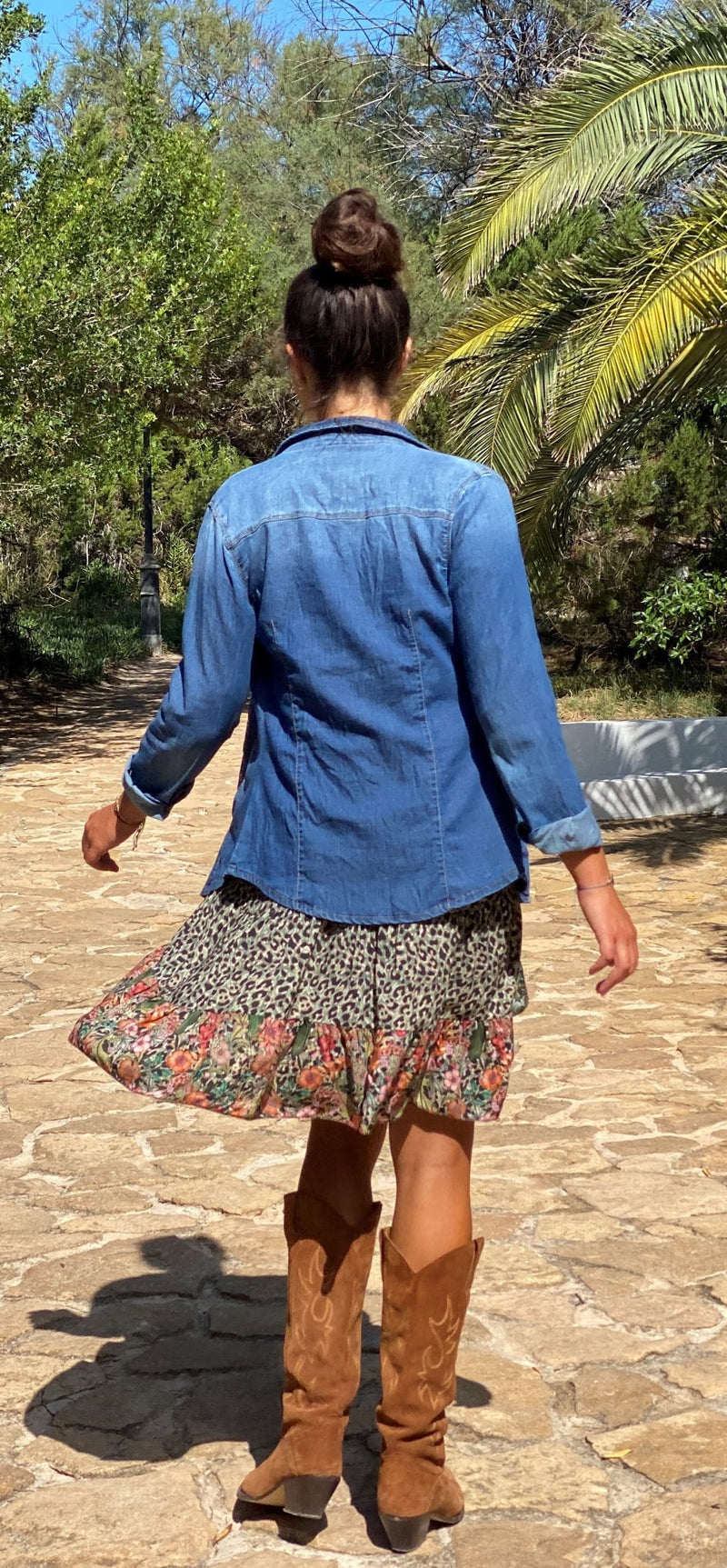 Camisa Vaquera Elástica
