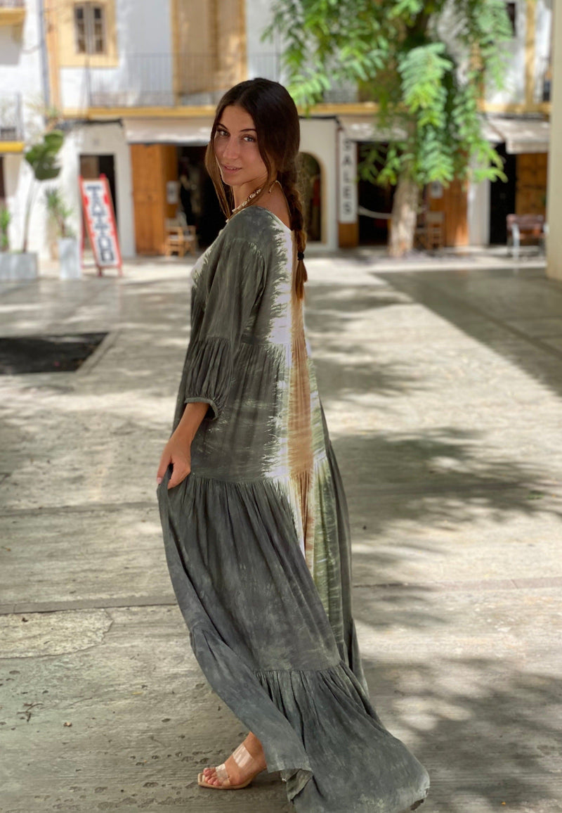 Maxi tunica katrin caqui