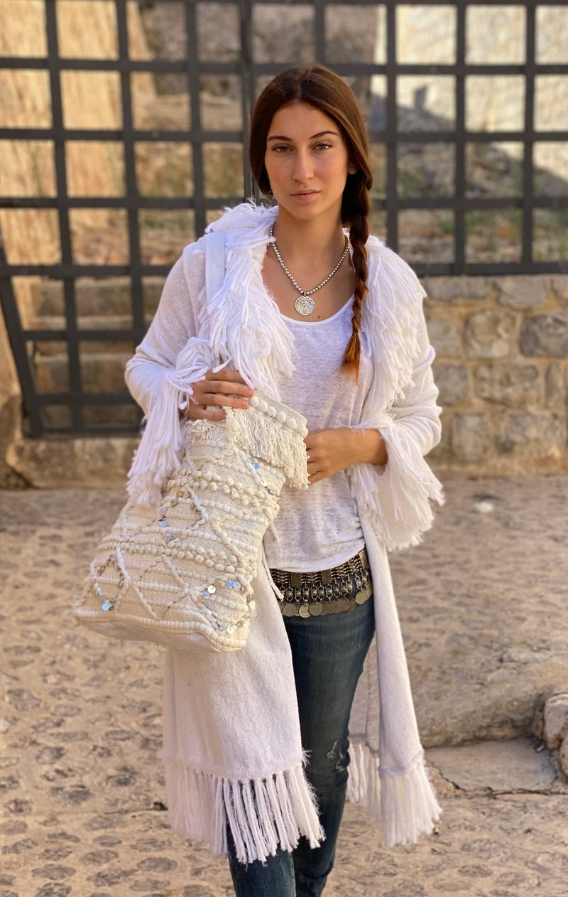 Long white coat