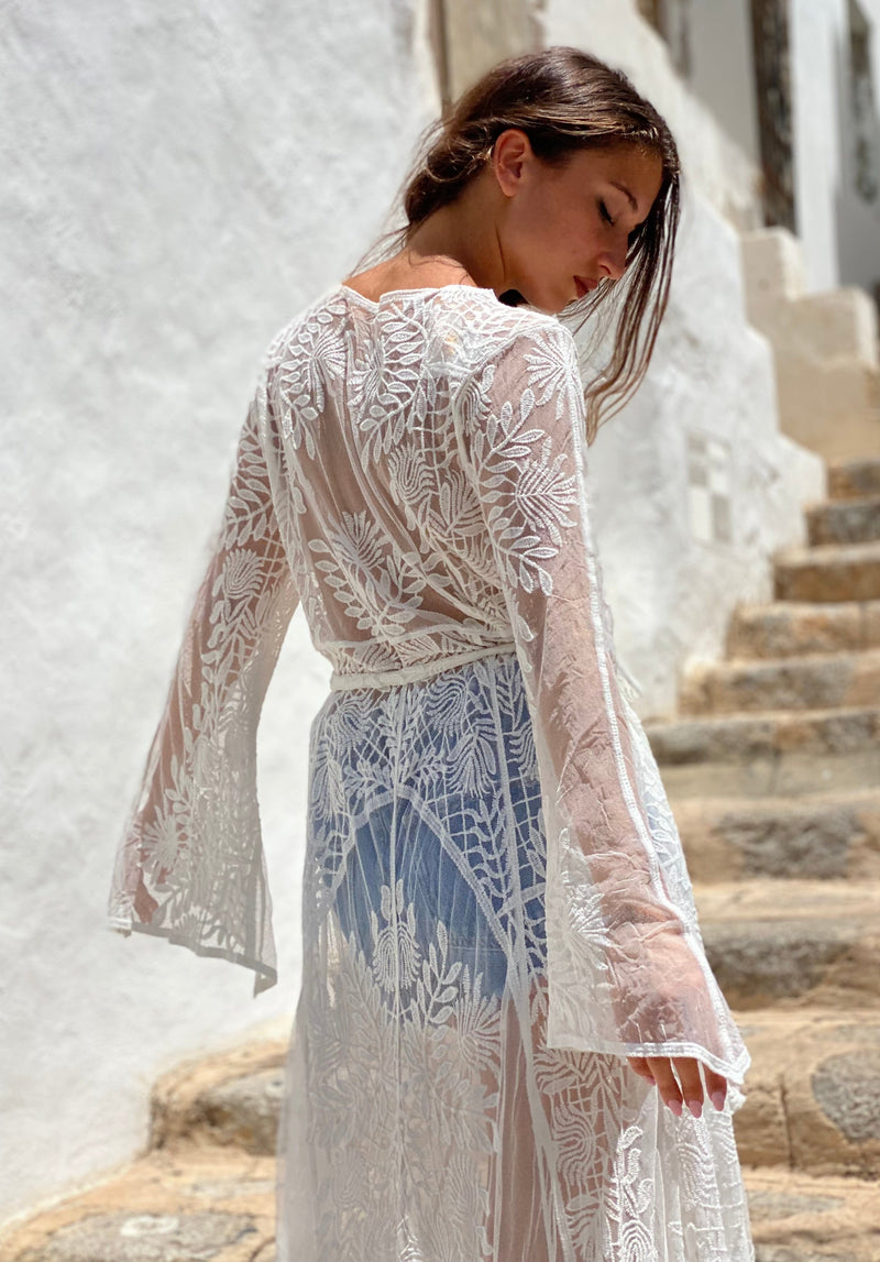 Kimono Larisa Blanco