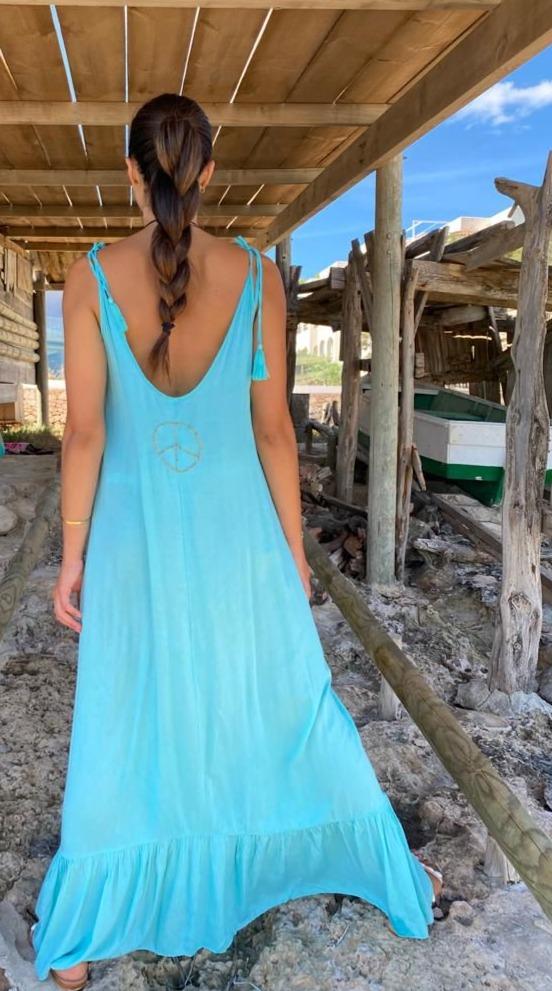 Vestido Largo Peace Symbol