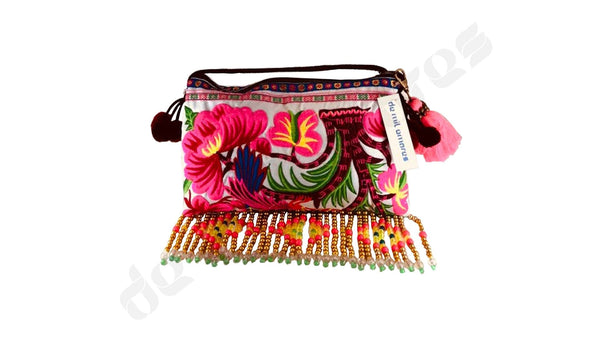 Bolso Pájaros Abalorios