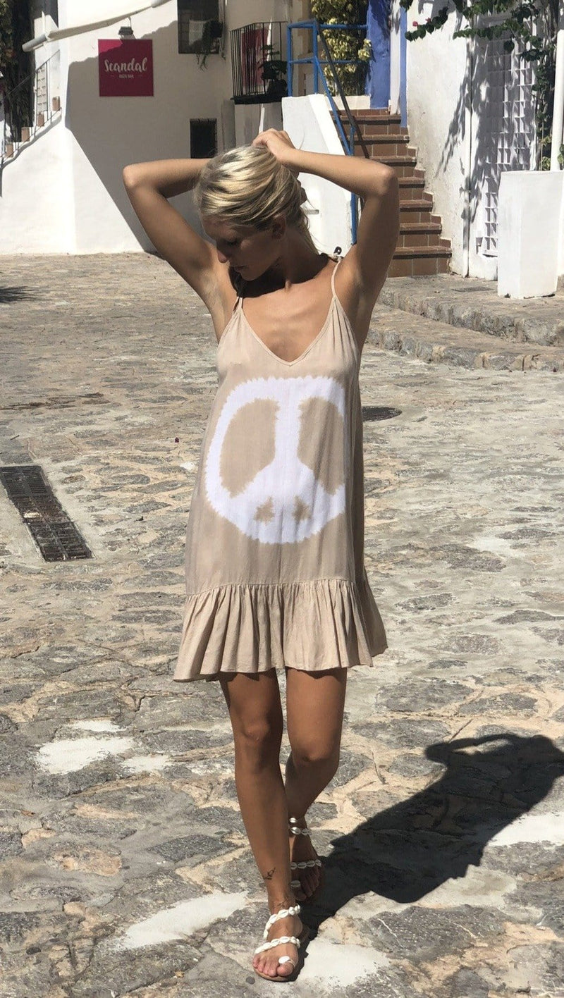 Vestido Corto Peace Symbol