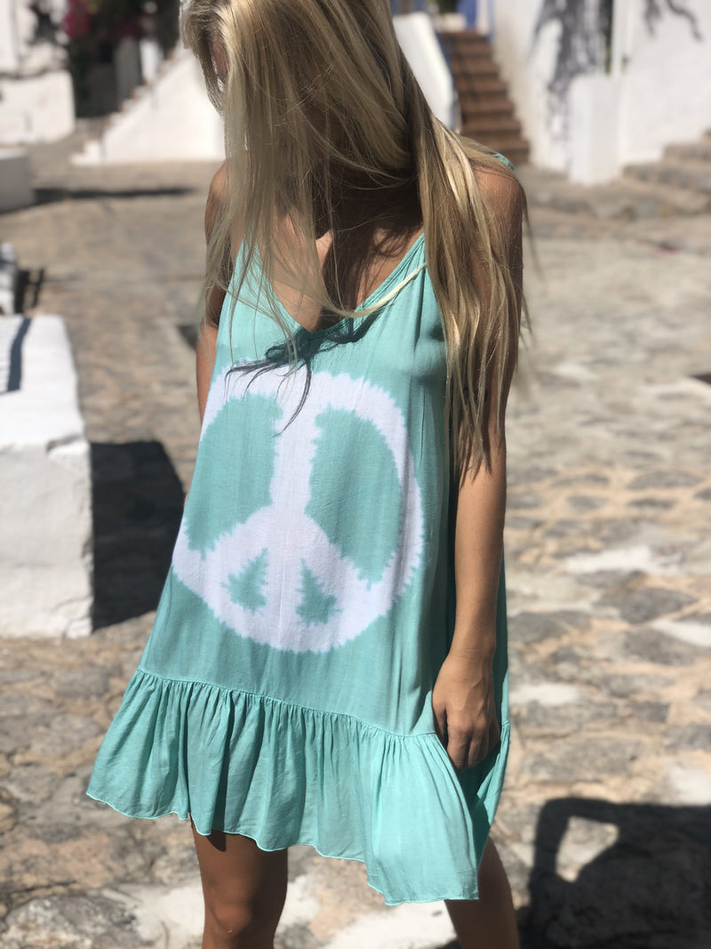 Vestido Corto Peace Symbol