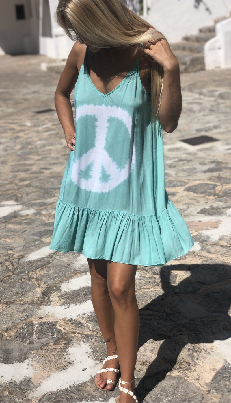 Vestido Corto Peace Symbol