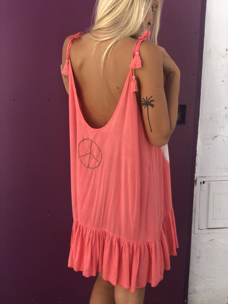 Vestido Corto Peace Symbol