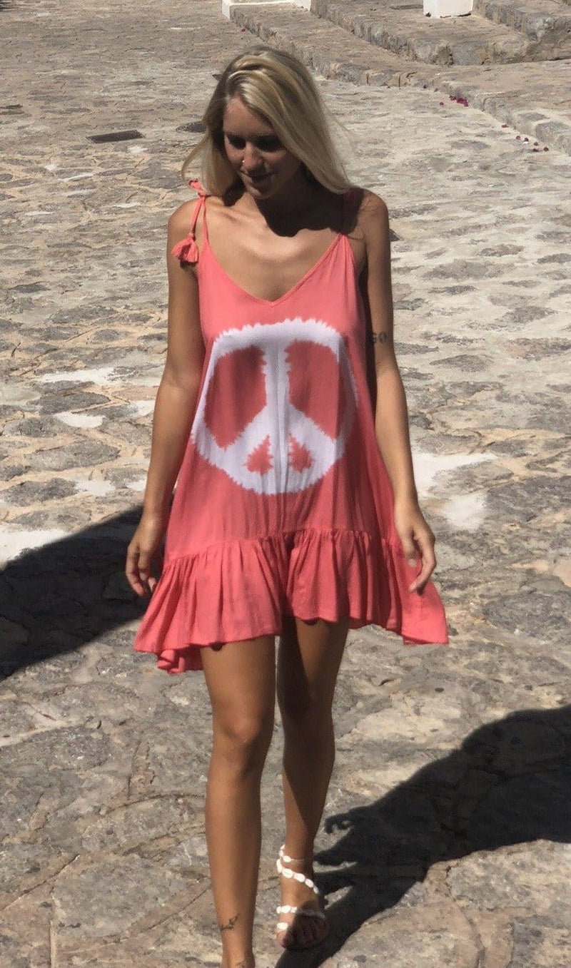 Vestido Corto Peace Symbol
