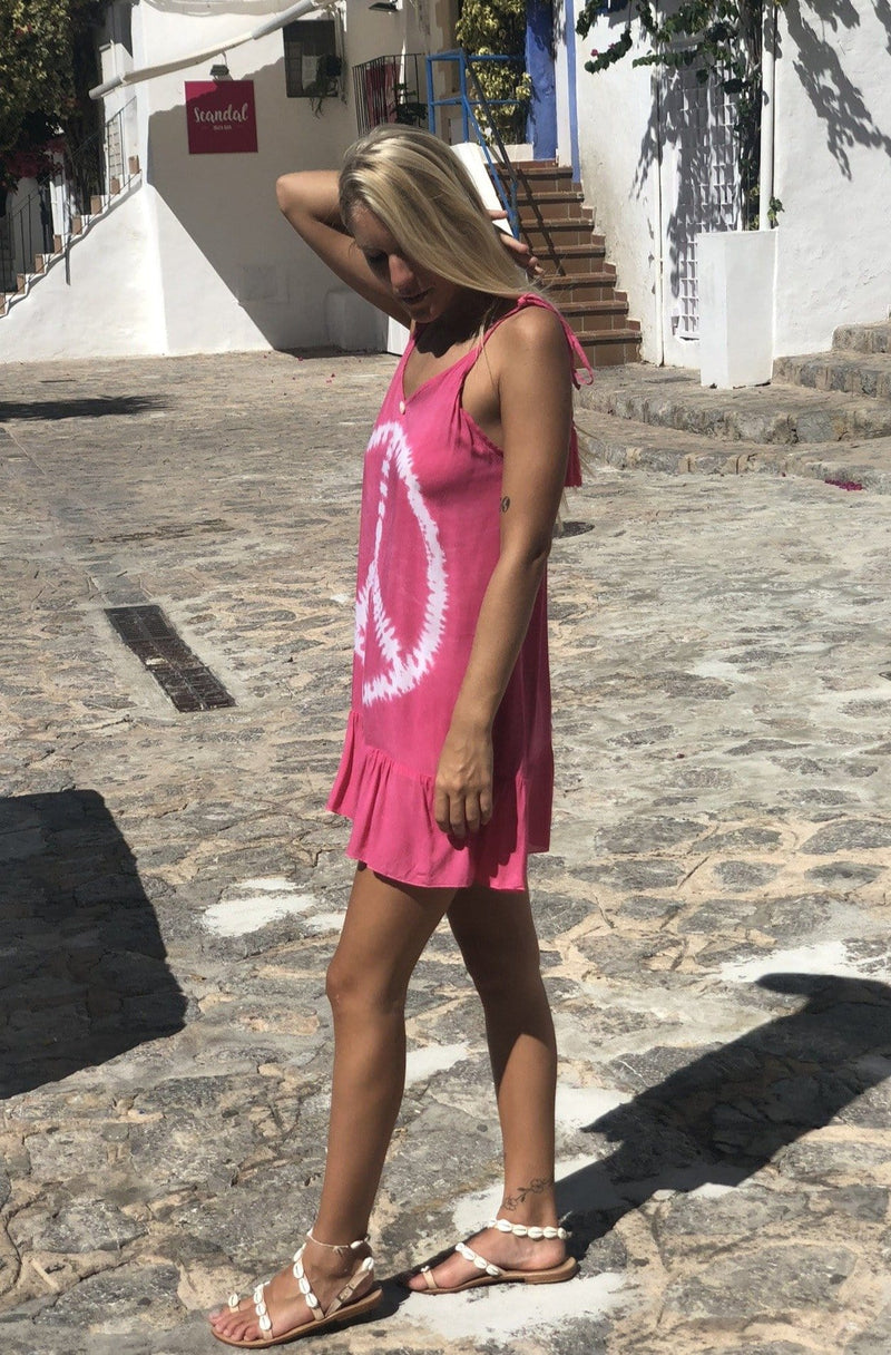 Vestido Corto Peace Symbol