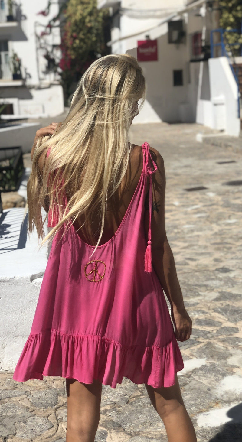 Vestido Corto Peace Symbol