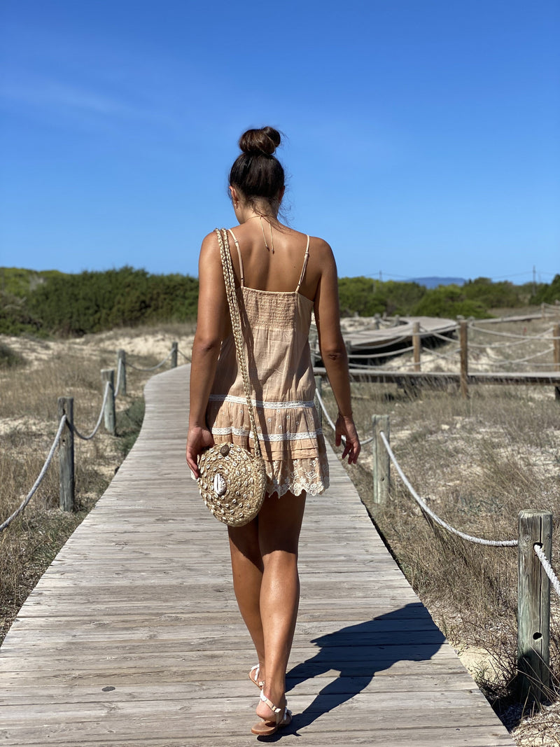 Vestido Tirantes Puntillas Romántico